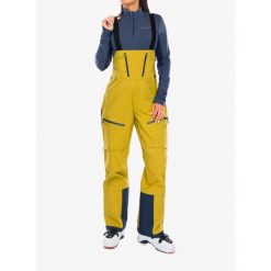 Spodnie narciarskie damskie La Sportiva Sender GTX Performance Bib Pants. Żółte spodnie narciarskie La Sportiva, bez wzorów, narciarskie. Za 1,688.39 zł.