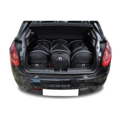 Torby Do Bagażnika Fiat Bravo 2006-2015 3Szt Kjust. Czarne torby podróżne KJUST, bez wzorów. Za 944.00 zł.