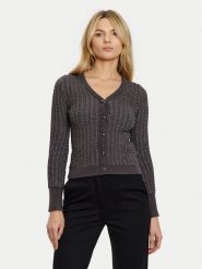 Guess Kardigan W5RR05 Z3KT0 Szary Regular Fit. Szare swetry Guess, l, z aplikacjami, z wiskozy, bez ramiączek. Za 259.99 zł.
