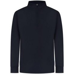 Bluza Dresowa Unisex Dla Dorosłych Z Zamkiem Błyskawicznym. Niebieskie bluzy bez kaptura FINDEN & HALES, bez wzorów, z dresówki, bez kaptura, trekkingowe. Za 169.99 zł.