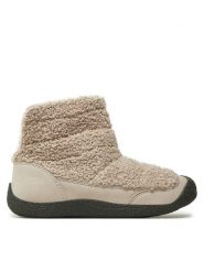 Keen Botki Howser Fold Down 1029458 Beżowy. Brązowe botki Keen, bez wzorów, z materiału, bez obcasa, na płaskiej podeszwie, bez zapięcia. Za 259.99 zł.