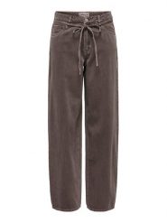 ONLY Jeansy Gianna 15372521 Brązowy Straight Leg. Brązowe jeansy ONLY, bez wzorów, z bawełny. Za 199.99 zł.