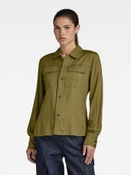 G-Star Koszula w kolorze khaki rozmiar: S. Brązowe koszule G-Star, s, bez wzorów, z lyocellu, retro, bez kołnierzyka, bez ramiączek. Za 202.03 zł.