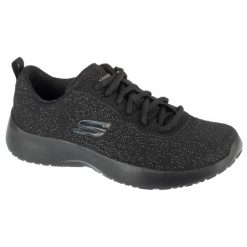 Buty treningowe damskie, Dynamight. Czarne buty treningowe Skechers, bez wzorów, bez zapięcia. Za 199.99 zł.
