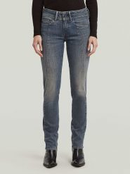 G-Star Dżinsy - Slim fit - w kolorze niebieskim rozmiar: W29/L34. Niebieskie jeansy G-Star, l, z aplikacjami, retro. Za 272.95 zł.