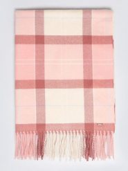 BIG STAR Szal w kolorze jasnoróżowo-kremowym - 68 x 68 cm rozmiar: onesize. Brązowe szaliki i kominy BIG STAR, bez wzorów, z materiału, retro. Za 64.99 zł.