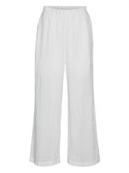 Vero Moda Spodnie w kolorze białym rozmiar: XS. Białe spodnie materiałowe Vero Moda, bez wzorów, z bawełny. Za 48.50 zł.
