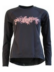 Zimtstern Koszulka kolarska "Pure Flowz" w kolorze czarnym rozmiar: XS. Czarne t-shirty sportowe Zimtstern, xs, bez wzorów, z bawełny, bez ramiączek, rowerowe. Za 79.21 zł.
