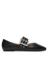 Steve Madden Baleriny Atlantica SM11004770 Czarny. Czarne baleriny Steve Madden, bez wzorów, ze skóry, bez obcasa, bez zapięcia. Za 359.99 zł.