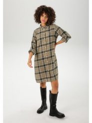 Aniston Sukienka w kolorze szarobrązowo-oliwkowym rozmiar: 38. Brązowe sukienki Aniston, bez wzorów, bez kołnierzyka, bez ramiączek, midi. Za 86.99 zł.