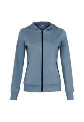 Bluza jeździecka damska hoodie EQUESTRIAN QUEEN River 26SS z kapturem. Czarne bluzy EQUESTRIAN QUEEN, na lato, m, z aplikacjami, z nylonu, bez ramiączek, z kapturem. Za 330.99 zł.