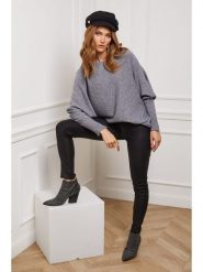 Joséfine Sweter "Jackson" w kolorze szarym rozmiar: S. Szare swetry Joséfine, s, bez wzorów, z kaszmiru, bez ramiączek. Za 217.99 zł.