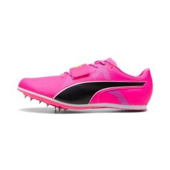 Buty sportowe Puma evoSPEED Long Jump 11. Czerwone buty treningowe Puma, bez wzorów, z materiału, bez zapięcia, na fitness i siłownię. Za 606.00 zł.