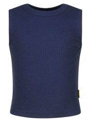 Vingino Top w kolorze granatowym rozmiar: 176. Niebieskie topy Vingino, bez wzorów, z bawełny, bez kołnierzyka, bez ramiączek. Za 52.99 zł.
