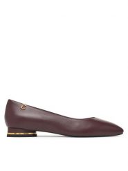 Coccinelle Baleriny C-Everyday Smo E4 U1L 19 01 01 Bordowy. Czerwone baleriny Coccinelle, bez wzorów, ze skóry, bez obcasa, bez zapięcia. Za 899.99 zł.