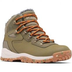 Buty trekkingowe damskie Columbia Newton Ridge Ii. Brązowe buty trekkingowe Columbia, z materiału, za kostkę, bez zapięcia. Za 552.00 zł.