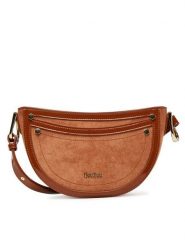 DeeZee Torebka C-DZE-S-006-08 Brązowy. Brązowe listonoszki DeeZee, bez wzorów, z materiału, bez dodatków. Za 129.99 zł.