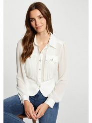 Morgan Koszula 232-CLOCLO Biały Regular Fit. Białe koszule Morgan, bez wzorów, z syntetyku, bez kołnierzyka, bez ramiączek. Za 209.99 zł.