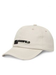 Karl Lagerfeld Jeans Czapka z daszkiem B2W33072 Kremowy. Białe czapki z daszkiem Karl Lagerfeld Jeans, bez wzorów, z bawełny. Za 239.99 zł.