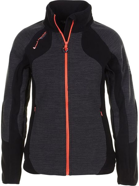 Peak Mountain Kurtka polarowa w kolorze antracytowym rozmiar: L. Czarne kurtki Peak Mountain, l, bez wzorów, z polaru, bez kaptura. Za 179.22 zł.