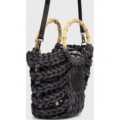 Pepe Jeans kosz plażowy MEL BAG kolor czarny. Czarne torebki klasyczne Pepe Jeans, bez wzorów, z jeansu, na ramię, bez dodatków. Za 359.99 zł.