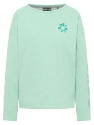 ELBSAND Bluza "Andra" w kolorze miętowym rozmiar: M. Zielone bluzy ELBSAND, m, bez wzorów, bez ramiączek, bez kaptura. Za 171.68 zł.