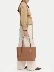 MEXX Torebka CEO-MEXX-X-003-10 Beżowy ciemny. Brązowe shopper bag Mexx, bez wzorów, ze skóry, bez dodatków. Za 159.99 zł.