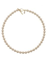 Otazu Naszyjnik perłowy w kolorze złotym - dł. 44 cm rozmiar: onesize. Brązowe naszyjniki Otazu, z materiału, z perłą, z mosiądzu. Za 100.99 zł.