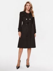 Liu Jo Płaszcz wełniany CF3002 T3540 Czarny Regular Fit. Czarne płaszcze Liu Jo, na zimę, bez wzorów, z syntetyku, bez kaptura. Za 2,549.00 zł.