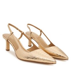 Czółenka MICHAEL Michael Kors. Żółte czółenka MICHAEL Michael Kors, bez wzorów, bez obcasa, bez zapięcia. Za 619.99 zł.