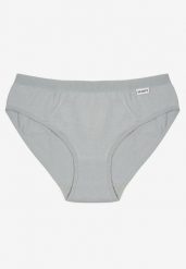 Jasnoniebieskie Gładkie Majtki Figi z Bawełny Laniriela. Niebieskie figi Born2be, bez wzorów, z bawełny. Za 4.99 zł.