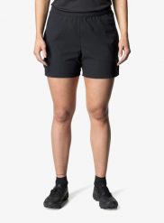 Spodenki do biegania damskie Houdini Pace Light Shorts. Czarne szorty sportowe Houdini, bez wzorów, z materiału, do biegania. Za 263.99 zł.
