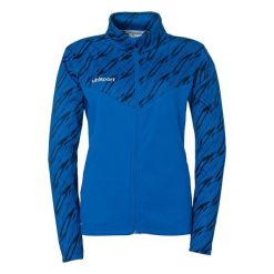 Damska bluza dresowa Uhlsport Progressive 28 Poly. Czarne bluzy Uhlsport, bez wzorów, z dresówki, eleganckie, bez ramiączek, bez kaptura. Za 168.50 zł.