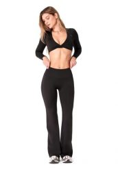 Legginsy Carpatree Plain Flare. Czarne legginsy Carpatree, bez wzorów, z dzianiny. Za 175.99 zł.