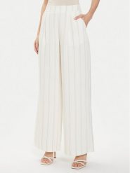 Tamaris Apparel Spodnie materiałowe Carrara TAW0533 Écru Wide Leg. Spodnie materiałowe Tamaris Apparel, bez wzorów, z materiału. Za 329.99 zł.