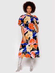 Ted Baker Sukienka codzienna Harpia 258085 Kolorowy Regular Fit. Sukienki Ted Baker, na co dzień, bez wzorów, z syntetyku, bez kołnierzyka, bez ramiączek, proste. Za 769.99 zł.