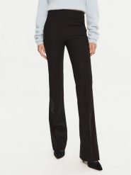 Marella Spodnie materiałowe Iceland 2423136042 Czarny Flare Fit. Czarne spodnie materiałowe Marella, bez wzorów, z materiału. Za 439.99 zł.