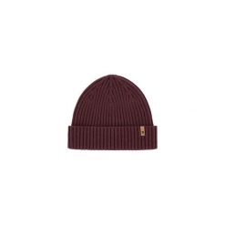 Czapka trekkingowa outdoorowa Ovik 365. Brązowe czapki zimowe Fjällräven, bez wzorów, z bawełny, sportowe. Za 249.99 zł.
