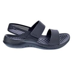 Sandały Damskie Crocs LiteRide 360 Sandal. Czarne sandały Crocs, bez wzorów, bez obcasa, bez zapięcia. Za 183.99 zł.
