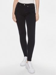Tommy Hilfiger Jeansy WW0WW41295 Granatowy Skinny Fit. Niebieskie jeansy Tommy Hilfiger, bez wzorów, z bawełny. Za 259.99 zł.