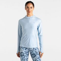 Damska bluza sportowa z kapturem Sprint City. Szare bluzy z kapturem Dare 2b, bez wzorów, z kapturem, do biegania. W wyprzedaży za 199.99 zł.