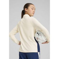 Młodzieżowa bluza treningowa z zamkiem 1/4 Portugalia PUMA. Brązowa bluzy Puma, l, bez wzorów, bez kaptura, do piłki nożnej. Za 284.50 zł.