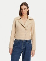 Noisy May Kurtka z imitacji skóry Abby 27033110 Beżowy Regular Fit. Brązowe kurtki Noisy May, s, bez wzorów, ze skóry, bez kaptura. Za 159.99 zł.