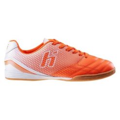 Buty Huari Tacuari teen In Ic Jr 92800402454 pomarańczowe. Brązowe buty treningowe bez wzorów, z gumy, bez zapięcia, do piłki nożnej. Za 210.01 zł.