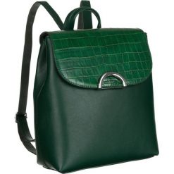 Plecak c. zielony David Jones z wężową klapką 6606-2A D.GREEN. Zielone plecaki David Jones, bez wzorów, ze skóry ekologicznej, bez dodatków. Za 149.99 zł.