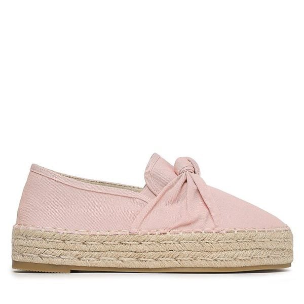 Espadryle Jenny Fairy. Czerwone espadryle Jenny Fairy, bez wzorów, bez obcasa. Za 99.99 zł.