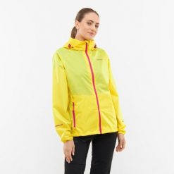 Kurtka przeciwdeszczowa damska Viking Rainier Lady. Żółte kurtki przeciwdeszczowe Viking, xs, bez wzorów, bez kaptura, trekkingowe. Za 151.96 zł.