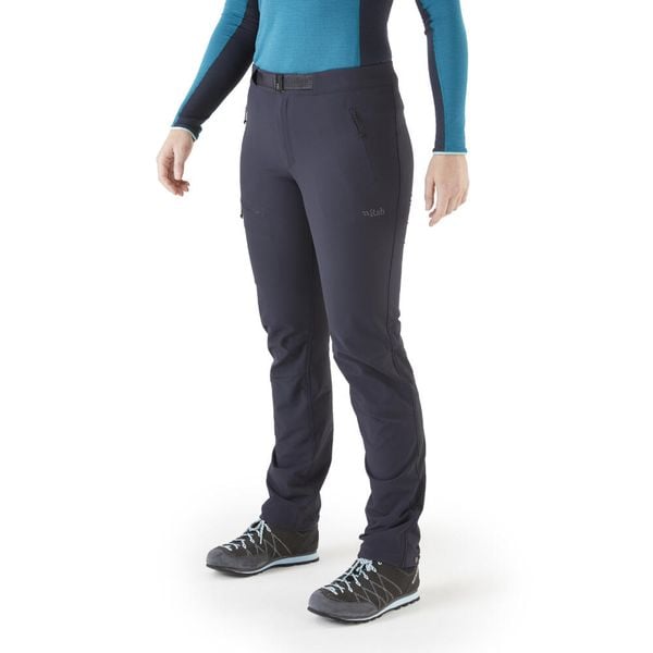 Spodnie softshellowe damskie Rab Incline AS Pants. Szare spodnie narciarskie RAB, bez wzorów, narciarskie. W wyprzedaży za 532.25 zł.