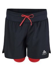 Odlo Szorty "X-Alp" w kolorze czarno-czerwonym do biegania rozmiar: L. Czarne szorty sportowe ODLO, bez wzorów, do biegania. Za 154.45 zł.