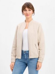 Lebek Kurtka Kobiety Sztuczne włókno beżowy, 40. Brązowe kurtki Lebek, bez wzorów, z włókna, eleganckie, bez kaptura. Za 279.95 zł.